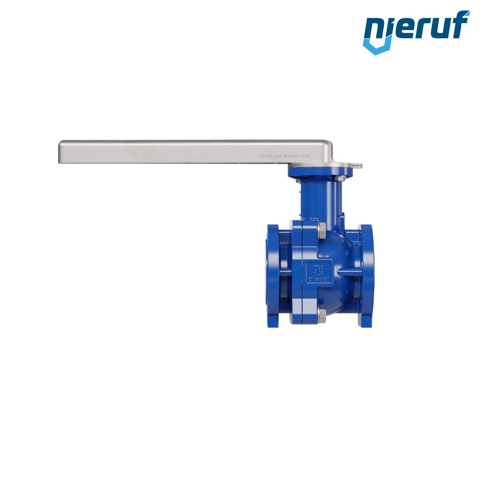 valvola a sfera flangiata PFA FK13 DN80 - 3" pollici ANSI 150 in ghisa sferoidale 5.3103 con leva in acciaio