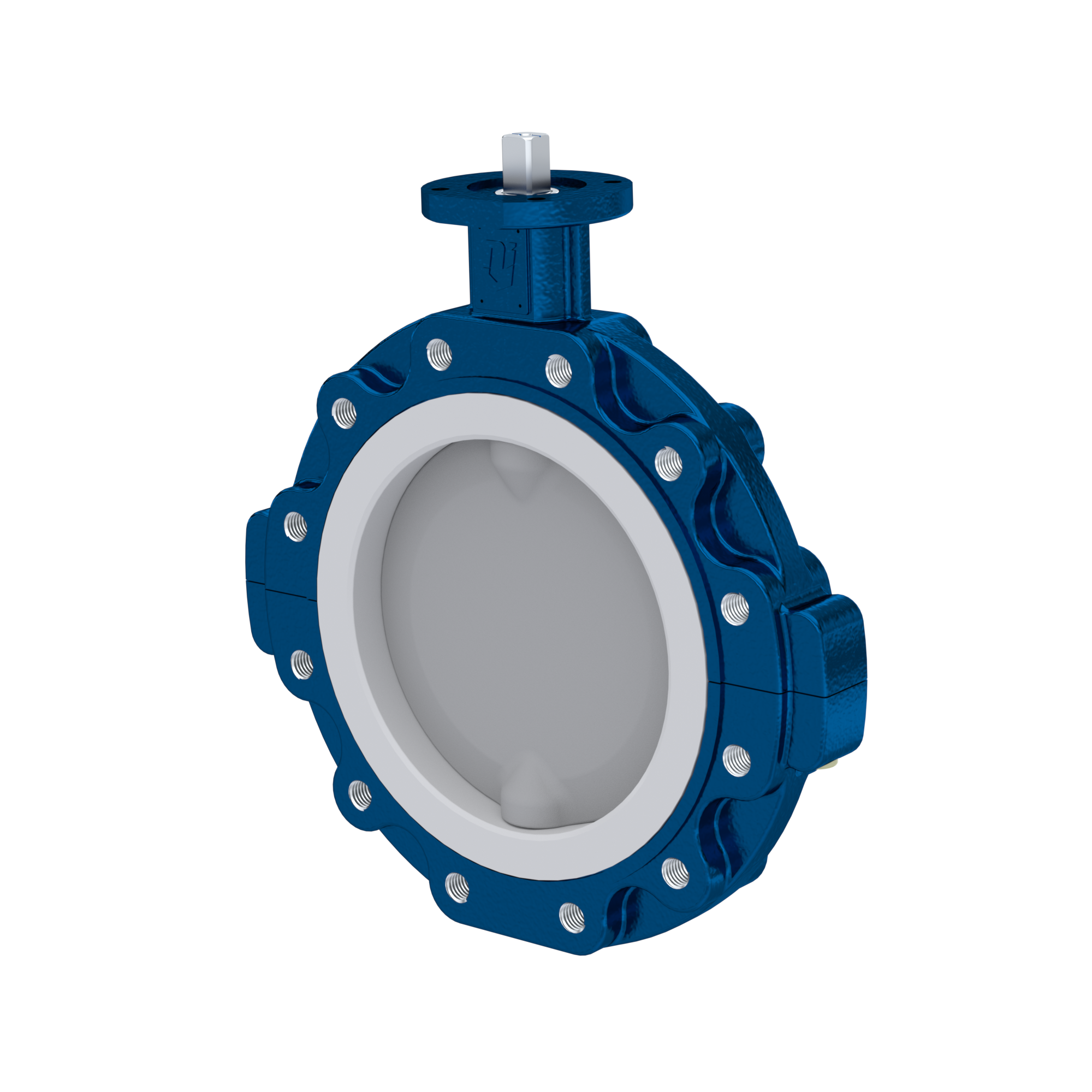 Przepustnica PTFE AK10 DN200 PN10 wkladka FKM