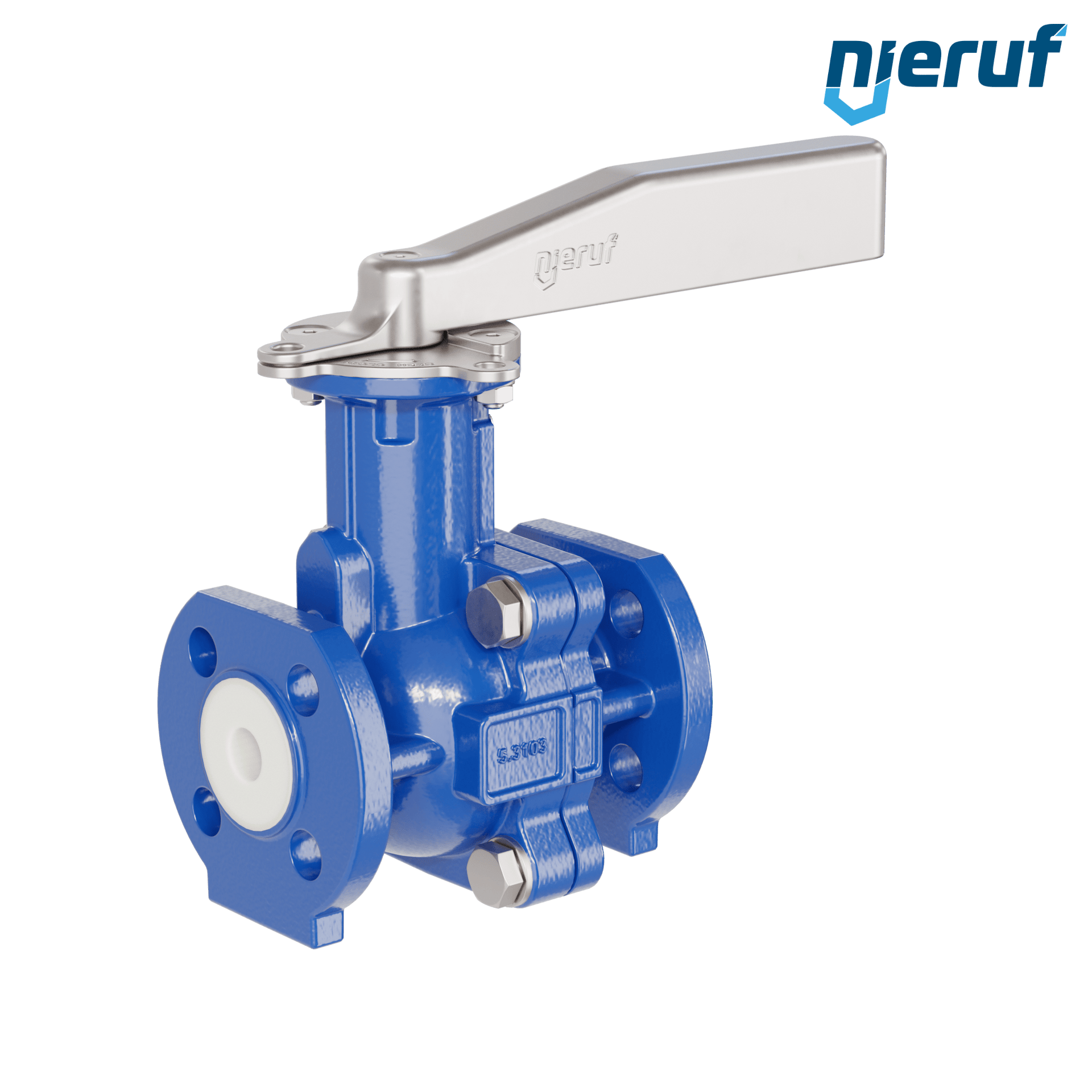 valvola a sfera flangiata PFA FK13 DN15 - 1/2" pollici PN10/16 in ghisa sferoidale 5.3103 con leva in acciaio valvola a sfera flangiata PFA FK13 DN15 - 1/2" pollici PN10/16 in ghisa sferoidale 5.3103 con leva in acciaio