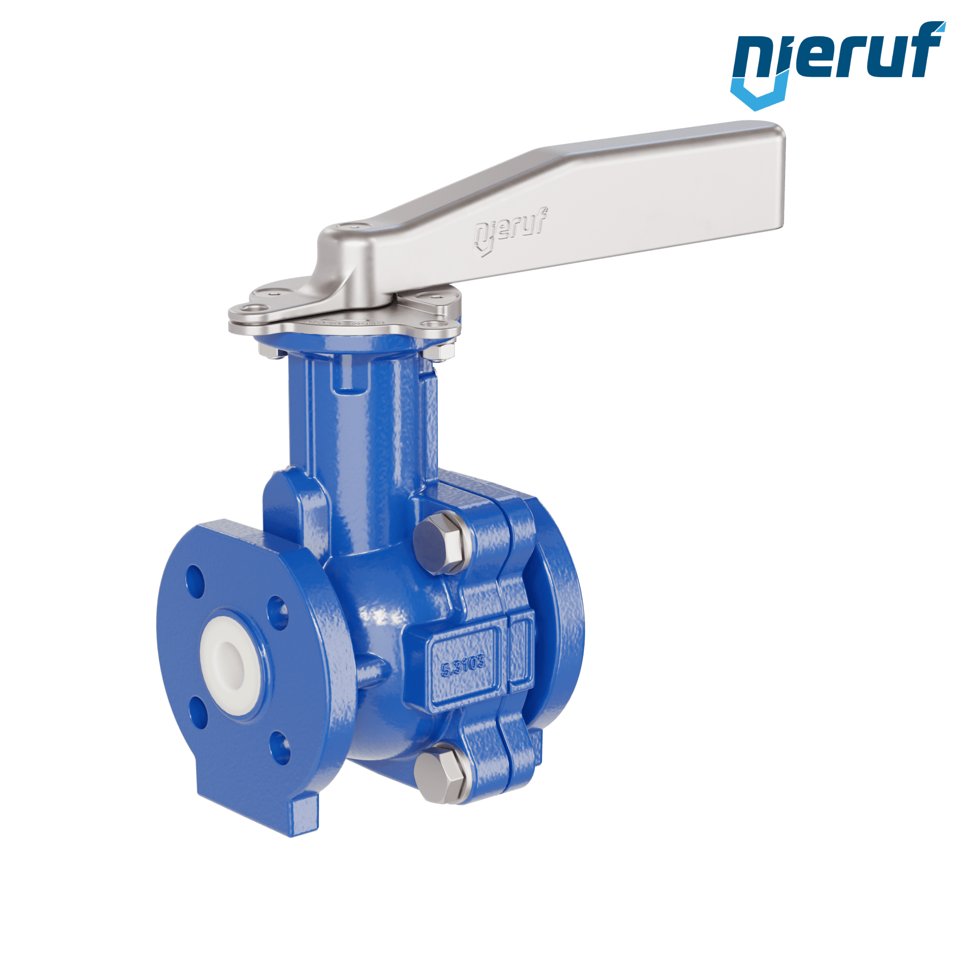 valvola a sfera flangiata PFA FK13 DN15 - 1/2" pollici ANSI 150 in ghisa sferoidale 5.3103 con leva in acciaio valvola a sfera flangiata PFA FK13 DN15 - 1/2" pollici ANSI 150 in ghisa sferoidale 5.3103 con leva in acciaio