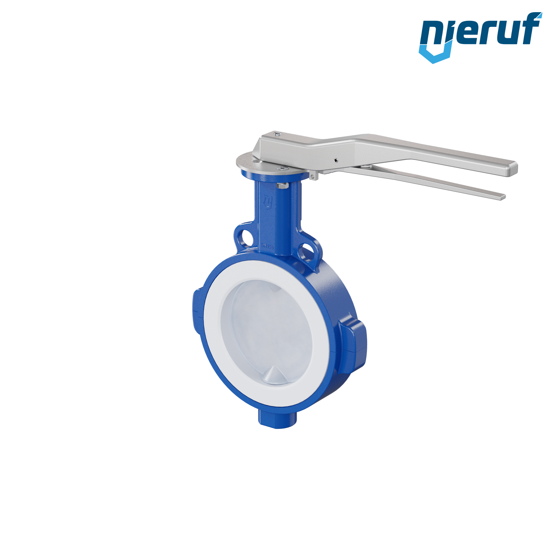 valvola a farfalla PTFE AK09 DN150 PN10-PN16 leva inserto in silicone valvola a farfalla PFA PTFE AK09 DN150 ANSI150 leva inserto in FKM