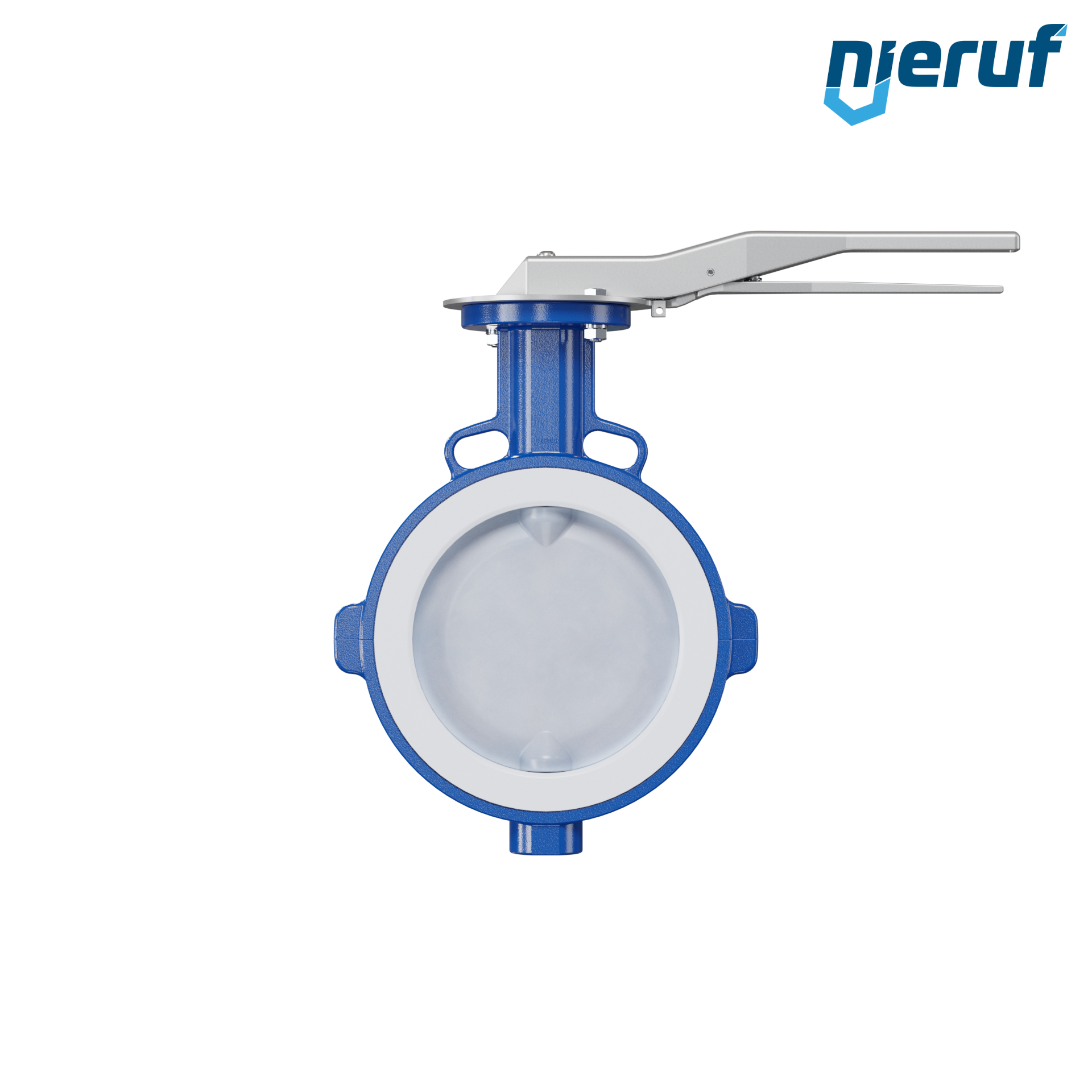 valvola a farfalla PFA PTFE AK09 DN200 ANSI150 leva inserto in FKM