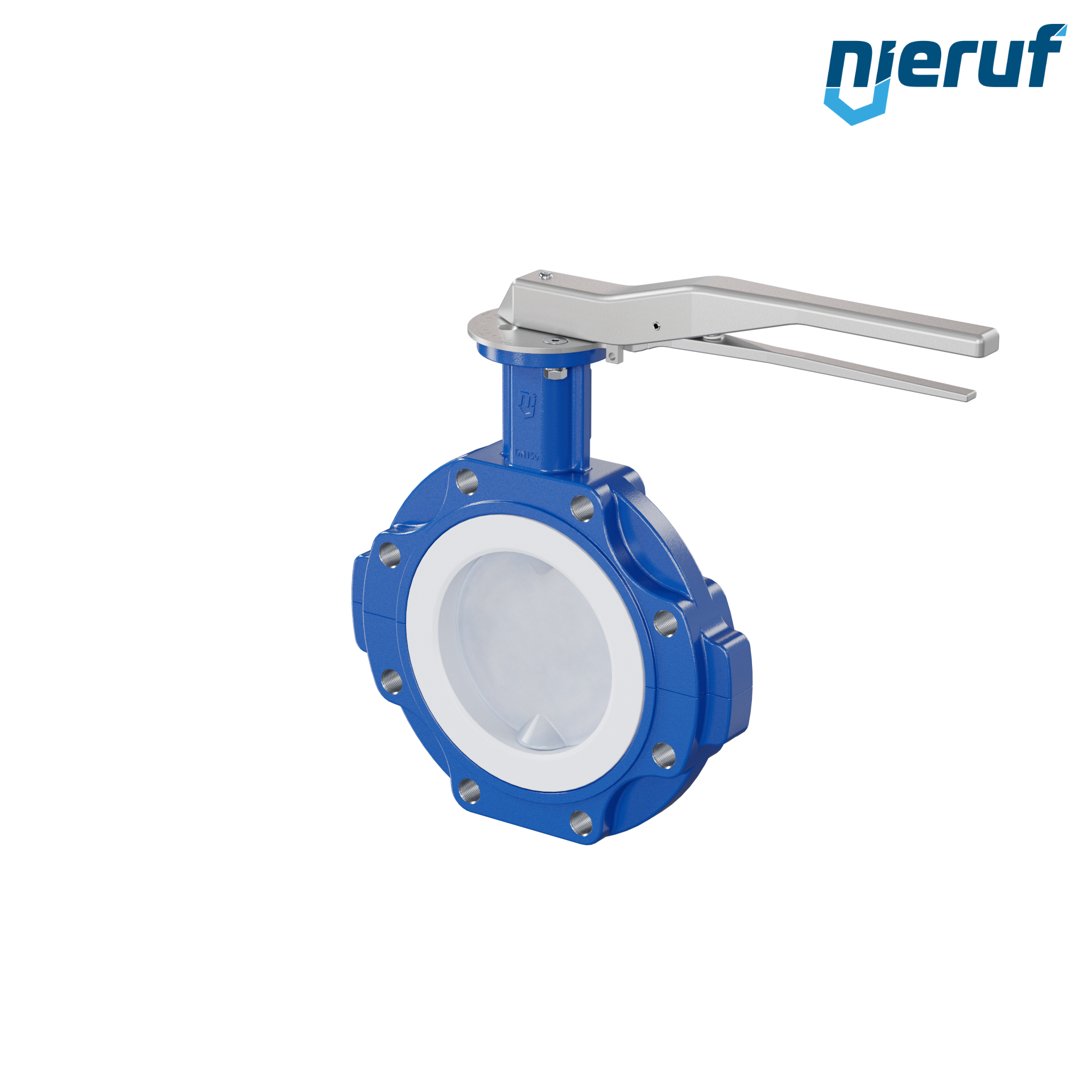 valvola a farfalla PTFE AK10 DN150 ANSI150 leva inserto in silicone valvola a farfalla PFA PTFE AK10 DN150 ANSI150 leva inserto in FKM