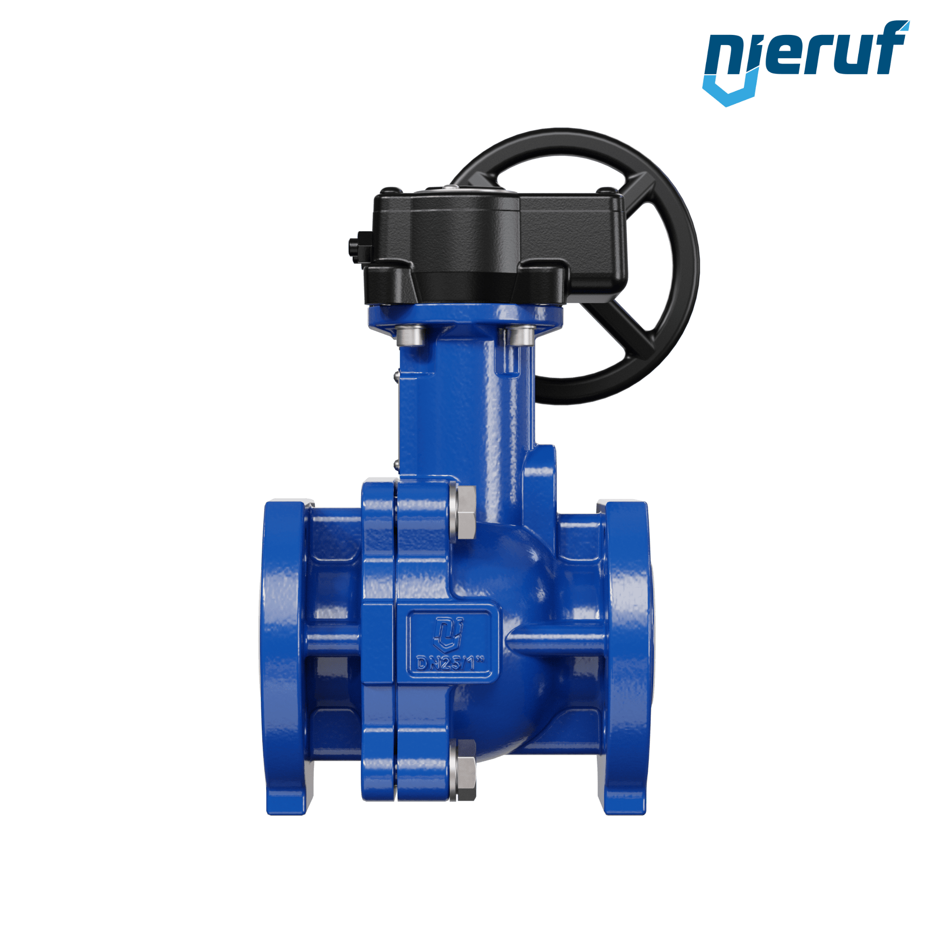 valvola a sfera flangiata PFA FK13 DN25 - 1" pollici ANSI 150 inghisa sferoidale 5.3103 con volantino manuale