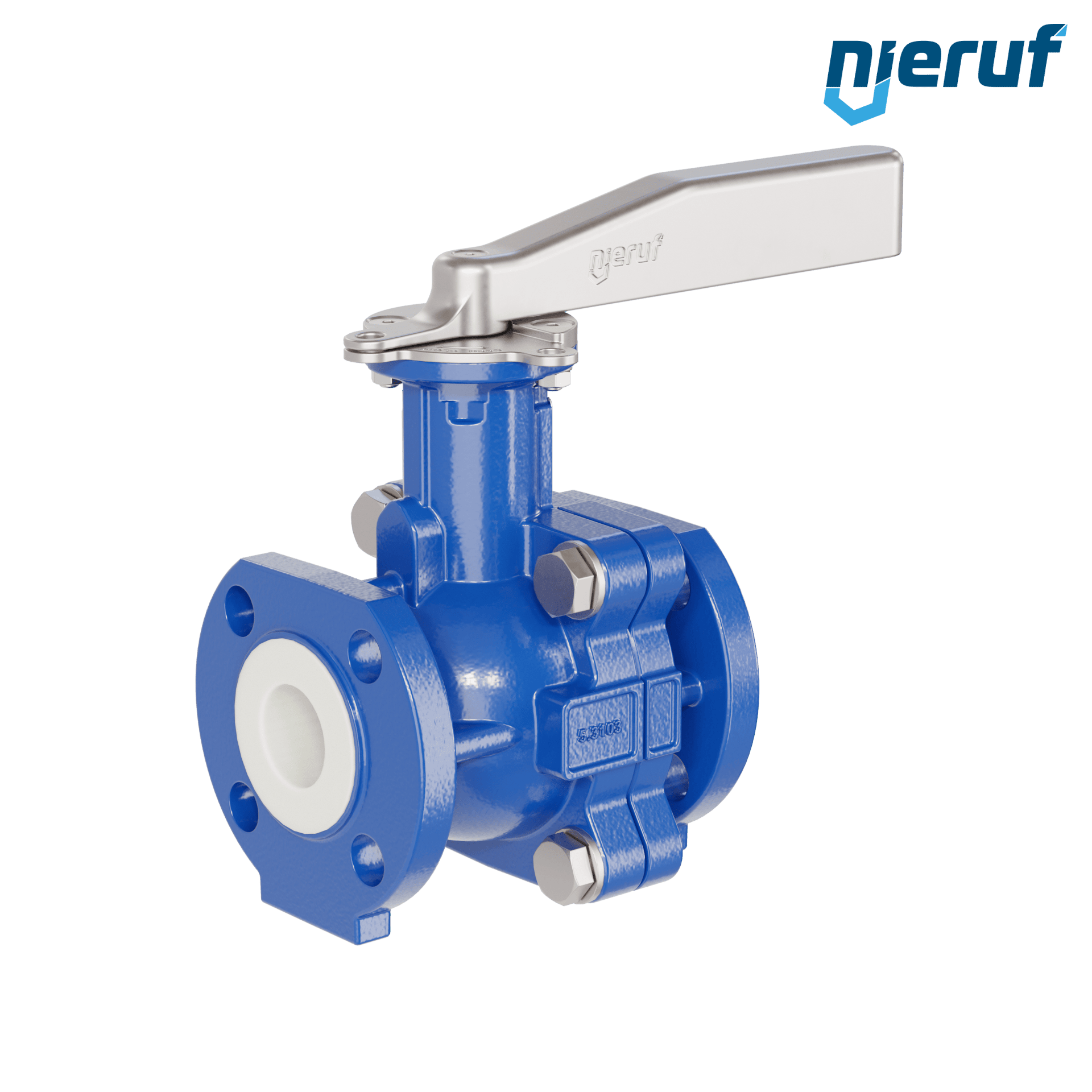 valvola a sfera flangiata PFA FK13 DN32 - 1 1/4" pollici ANSI 150 in ghisa sferoidale 5.3103 con leva in acciaio valvola a sfera flangiata PFA FK13 DN32 - 1 1/4" pollici ANSI 150 in ghisa sferoidale 5.3103 con leva in acciaio